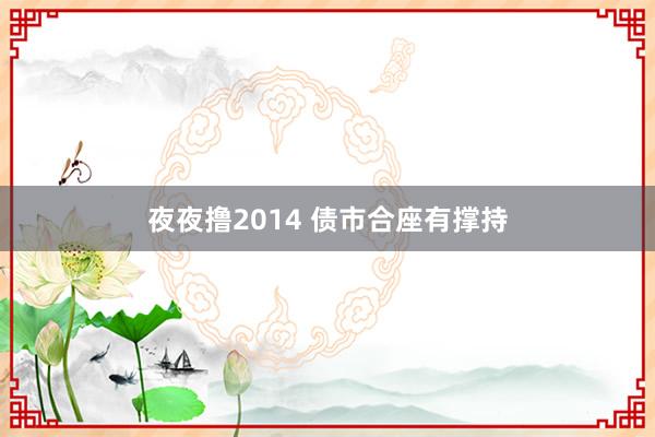 夜夜撸2014 债市合座有撑持