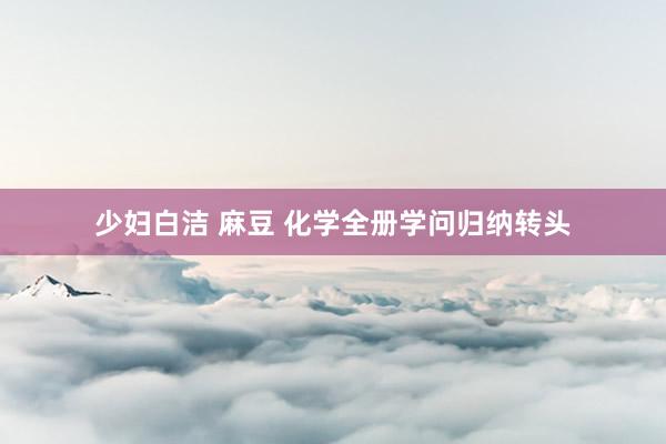 少妇白洁 麻豆 化学全册学问归纳转头